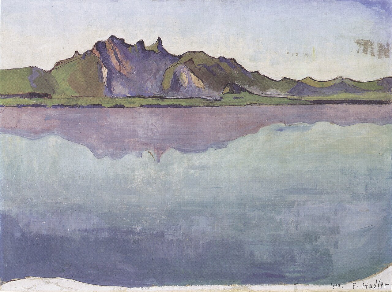 Ferdinand Hodler, Le lac de Thoune